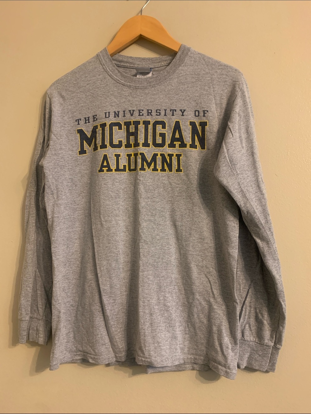 Michigan Alumni Long-Sleeve Shirt - Gray